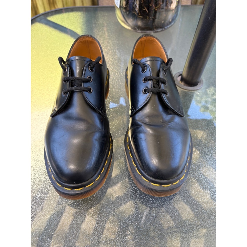 Dr. Martens 1461 Vintage‎ Made in England Black Leather 3-Eye Oxfords Size UK 4